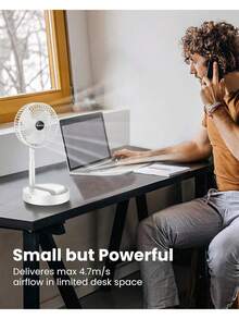 GICOOK Portable Mini Fan,Desk Fan,Multifunctional Dual-Purpose Fan,Personal Quiet Fan,Small Desktop Fan,For Bedroom Kitchen Office,Keep Cool Everywhere