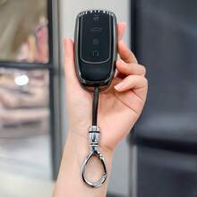 奇瑞Tiggo 8 Pro、8 Plus、New 5 Plus、7 Pro专用TPU材质遥控钥匙保护套，带钥匙扣，防尘防摔，高端时尚钥匙包 - 橢圓扣36 - 查看 3