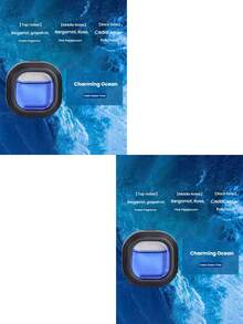 1 pieza Difusor de aceites esenciales aromáticos portátil para auto, mantiene el aire fresco en el coche, aromaterapia, se puede usar durante todo el año