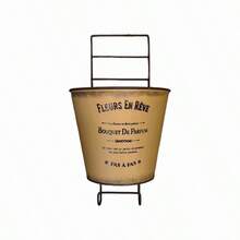 Chậu hoa thang treo cổ điển, Chậu hoa kim loại treo tường, Chậu trồng cây treo tường cho sân vườn, Chậu trồng cây treo ban công cho cây leo, Trang trí sân vườn - Nhiều màu - Xem 11