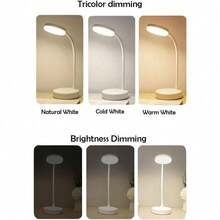 This Is A USB-Powered LED Desk Lamp With A Built-In USB Adapter. It Features Three Lighting Modes, Stepless Dimming, And Is Suitable For Use In Homes, Offices, Studies, Reading Rooms, And Bedrooms. - 預設 - 查看 9