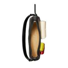 Tory Burch Zip-Top Multi-Pocket Leather Crescent Satchel Shoulder Bag 140546 - Black - View 3