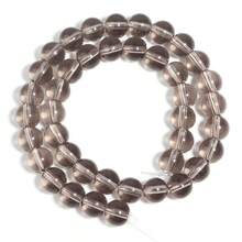 1pc Brown Round Glass Beads, Assorted Sizes 4/6/8/10/12mm, Fashion Casual Retro Autumn/Winter, Jewelry Making DIY Craft Supplies, Suitable For Holiday Decoration, Bracelets, Necklaces, Accessories, Keychains, Pendants - Brown - View 10