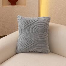 1pc Plush Thickened Sofa Cover, Machine Washable, Pet Friendly, Suitable For Living Room, Bedroom Or Office Decor, 1/2/3/4 Seater Sofa Cushion, 4 Solid Colors Available - Light Grey - View 11