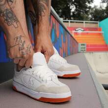 KS Men's White Sneakers – Casual And Comfortable, Lightweight, Skater Style, 2025 Release, Modern Streetwear 38–43 - 白色 - 查看 6