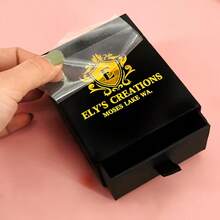 Customized UV Crystal Transfer Stickers, Custom Transfer Stickers, Available In Golden, Silvery, And Laser Effects, To Personalize Your LOGO And Personal Information - Multicolor - View 5