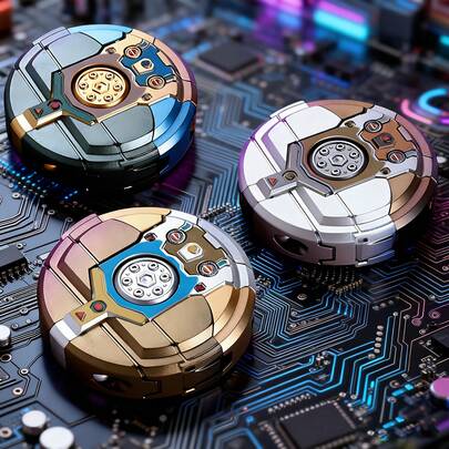 1 set transformerbar fingerspinner, kreativ stresslindrande leksak lämplig för tonåringar, kan användas som fingerspinner, festgåva, transformerbar gör-det-själv-robotspinner, stresslindrande leksak för skolstart och klassrumsbelöning, pojkleksak, barnpresent, julklapp, vuxenleksak, rolig present, alla hjärtans dag-present till män