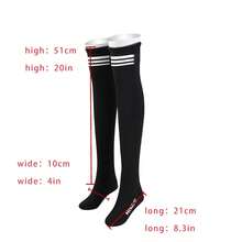 HISEA 1 Pair Women's Long Diving Socks; Women's Beach Snorkeling And Swimming Socks; Goddess Extended Beach Socks - Black - View 6