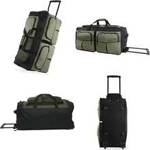 Pacific Coast Signature 30" Large Rolling Lug Duffel Bag, Pink(Una talla Verde -Oliva) - Tipo 5 - Ver 1