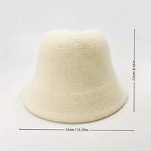 1pc, Deep Beige Rib-Knit Fisherman's Hat, Women's Style, Casual Everyday Wear, Unisex Fashion Hat.