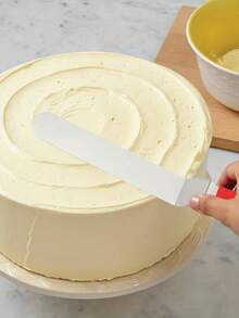 3pcs Cake Scraper Set, Stainless Steel Icing Scraper Set For Cake Smoothing - 6 Inch, 8 Inch, 10 Inch Cake Decorating Tools Back To School