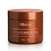 Hllozzi King And Monarch Body Butter & Body Oil / 120ml / 4.06 Fl.Oz & 120g / 4.23 Fl.Oz Enriched With Camellia Extract, Deeply Moisturizes And Hydrates Skin, Long-Lasting Fragrance, Suitable For All Body Parts. Women's Body Care Set, Suitable For All Skin Types, Gentle And Moisturizing. Christmas Gift Set For Women. - 棕色 - 查看 17
