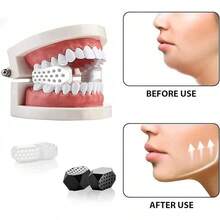 Ejercitador de cara y cuello,Ejercitador de Mandíbula Facial,Mandibula Ejercicio,Ejercitador para elevar la mandíbula,entrenador de músculos de mandíbula para hombres/mujeres (6 pcs) - 6 - Ver 4