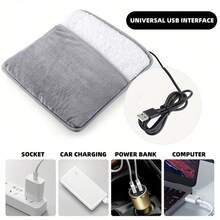High Quality Electric Foot Warmer Pad, Washable, USB Rechargeable, Keeps Feet Warm - Grey - View 5