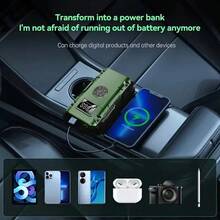 Car Jump Starter - Army Green - View 9