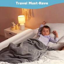 1pc/2pcs Inflatable Bed Rail, Inflatable Bed Edge, Children Bed Guardrail, Portable Travel Bed Fence - Inflatable Bed Guardrail - View 9