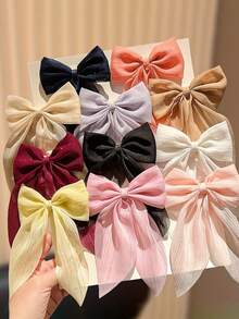 8pcs Random Hair Accessory Set, Including Ribbons, Gauze, And Bows, Dancing In The Wind - A Lovely Gift For Women, Everyday Elegant Hair Accessories, A Must-Have For All Seasons, Suitable For Outdoor Use, And A Great Gift,Gifts,Travel,Gifts For Women,Hair Stuff,Stocking Stuffers,Stocking Stuffers,Stocking Fillers,Stocking Stuffers For Women,Stocking Fillers Women,Christmas Gifts,Gifts,Christmas Stocking Fillers,Gifts For Women,Gift,Christmas Gift,Stocking Stuffers For Adults,Stocking Fillers For Adult,Hair Stuff,Women's Accessories,Stocking Stuffer,Coming-Of-Age Hair Accessory,Christmas Hair Accessories,Gift Ideas For Women,Beauty Stocking Fillers,Christmas Gifts For Women