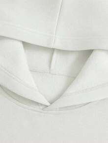 [FNI Fusion]Plus Size Women Clothes | Retro California Los Angeles Letter Print Hoodies For Women, Oversized Casual Going Out Tops Women, Perfect For Vacation Outfits Women & Valentine's Day Date Looks, Cozy Fleece Lined Drop Shoulder Hoodie For Daily & Holiday WearWomen Long Sleeve Sweatshirts Plus Size Spring Break Summer Tops For Women Relaxed Daily Outfit. - 白色 - 查看 3