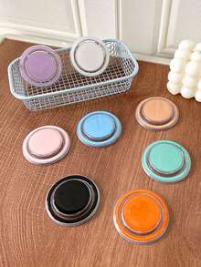 极简纯色磁吸伸缩可拆卸手机支架，便携式桌面支架，兼容、安卓手机，生日礼物，送给家人朋友的礼物，生日伸缩手机支架 - 彩色 - 查看 6