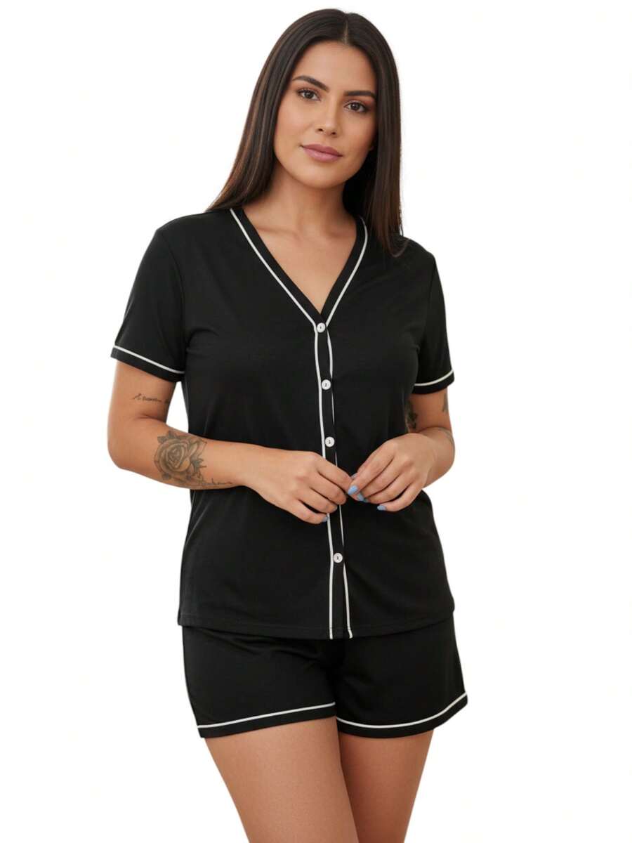 Maternity Sleepwear - màu đen - Xem 1