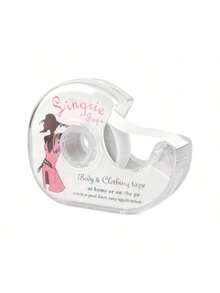 1 Rollo de cinta de doble cara de moda, cinta para ropa, cinta para tela de prendas y Body de mujer, cinta resistente a todo clima de uso pesado, cinta transparente invisible para piel sensible, Longitud: 197 pulgadas