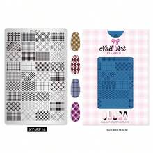 1 Piece Of New Nail Plate Recommended Tool Bow Knot Flower Pattern, Suitable For Nail Pressing Gel Nail Set Nail Products In Nail Salon