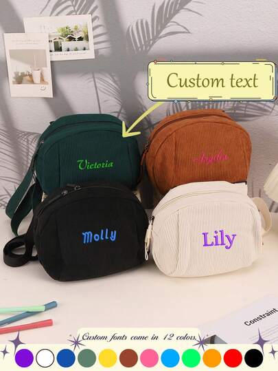 1 pieza, Bolso de tote de gran capacidad con artesanía bordada, bolso de tote personalizado, portátil, transpirable, bolso para laptop, bolso escolar, bolso cruzado, diseño de bolsillo externo, asas extendidas y reforzadas, sorpresa de Navidad, regalo de Navidad, Feliz Navidad, regalo para dama de honor, regalo de la novia, fiesta de despedida de soltera, Día de San Valentín, Halloween, Navidad, Acción de Gracias, cumpleaños, regalos de temporada de regreso a casa, Día de San Nicolás, bolso de tote de alta gama personalizado