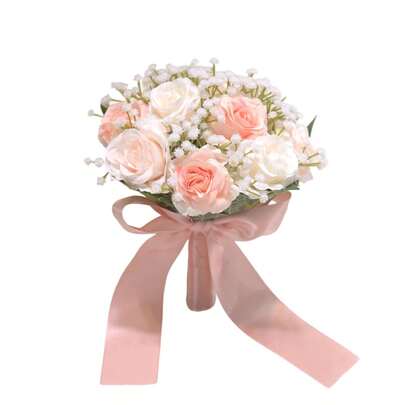 Wedding Bouquet Artificial Rose Bouquets Bridal Wedding Photo Booth Props Wedding Decorations