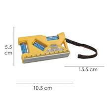 WOLFPACK PROFESSIONAL LINE Mini Magnetic Plastic Level - Yellow - View 2