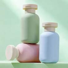 3pcs Refillable Travel Bottles Set, Shampoo, Body Wash, Lotion Containers - Multicolor - View 4