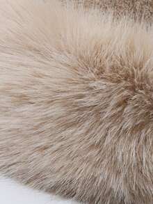 新款蓬松毛绒渔夫帽 保暖巴拿马帽 女士女孩加厚保暖贝雷帽 护耳帽 冬季帽子 女士圣诞礼物 - 彩色 - 查看 9