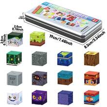 27pcs Halloween Magnetic Building Cubes, Spooky Monster Stacking Blocks GAME, Cool Party Favors For Kids, Trick Or Treat Toy Gift For Boys & Girls