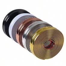 Benzi decorative autoadezive din PVC de 196,85 inci, tapet lavabil cu model de forme și dungi, potrivire aleatorie, pentru borduri de perete, uși, ferestre