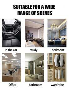 6pcs Lasting Fragrance Air Freshener (With Box), Rose Flavor, Ocean Flavor, Lemon Flavor, Household, Car, Wardrobe, Deodorant, Car Air Freshener, Solid Air Freshener, Non-Perforated Solid Aromatherapy Patch, Wardrobe Deodorant