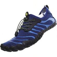 Escarpines para Hombre Zapatos de Agua Zapatos de Deportes Acuáticos Exterior Zapatos de Playa Zapatillas Minimalistas Verano Secado Rápido Antideslizante Interior - Azul-W-1 - Ver 13