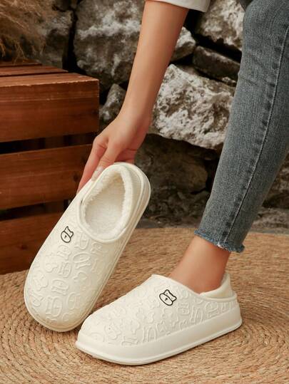 Zapatillas térmicas de invierno para mujer, con forro térmico, antideslizantes, impermeables, se pueden usar en exteriores como calzado plano, muy prácticas, sin arrepentimientos