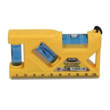 WOLFPACK PROFESSIONAL LINE Mini Magnetic Plastic Level - Yellow - View 3