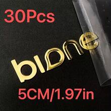 定制 UV 水晶转印贴纸，可定制皇家高级徽标贴纸 - 自粘，金属金色和银色，3CM/4CM/5CM/8CM，可个性化定制您的徽标和文字，非常适合名片、礼品和促销品，促销品 | 可定制贴纸 | 耐用贴纸，贴纸装饰 - 彩色 - 查看 4