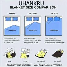 1 Super Soft Black Cat Print Flannel Blanket - Cozy Multi-Use Blanket For All Seasons Of Warmth - Perfect Nap Blanket And Luxurious Gift For Sofa, Bed, Camping And Travel - Black - View 4