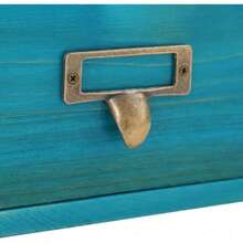 ZHFEISY 3 Tiers Storage Cabinet With 2 Drawers And Acrylic Doors,Display Cupboard With 2 Drawers,Countertop Apothecary Cabinets - mặc định - Xem 7