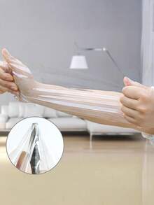 1-Pack Transparent Winter Window Insulation Film – Thickened Cold-Resistant & Windproof Cover, Keeps Warm And Prevents Frost For Home Windows & Balconies