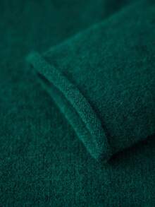 Women's Spring Sweater Cardigan Long Sleeve O Neck Button Up Solid Color Knitwear - Dark Green - View 7