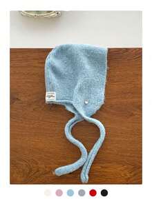 1 szt. dzianinowa czapka vintage dla kobiet, miękka i wykonana z mieszanki WaKnittedool, czapka rybaczka, jesień/zima - Nauszniki z metką z materiału szczotkowanego - Zobacz 18