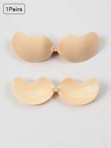 2 件装隐形无肩带聚拢文胸，低背露背文胸 - 适合搭配连衣裙、婚纱、日常穿着 - 彩色 - 查看 27