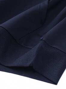 男士轻便连帽衫和运动裤套装，休闲连帽套头衫搭配抽绳腰带运动裤，春秋季百搭单品，适合送给丈夫/男友，适合街头、通勤、户外、度假穿着。 - 藍色 - 查看 7