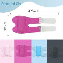 4Pcs Color Thumb Finger Splint, Finger Splints, Finger Brace, Injured Mallet Finger, Broken Fingers Straightening, Or Support Fingers, Suitable Thumb, Index, Middle, Ring, Pinky Finger - 彩色 - 查看 6
