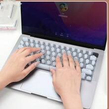 Apple Pro-Stil Nagel-Kunst Silikon Pad für lange Nägel zum Schutz von Laptop/Computer Tastatur - Verschiedenfarbig - Übersicht 2