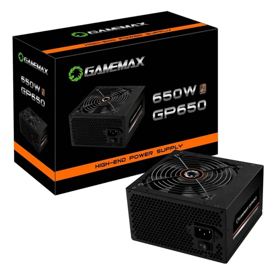 Fonte Gamer ATX 650W GP650 Real 80 Plus Bronze Bivolt Automático Gamemax - Entrada do Brasil (220V) - Visão 1