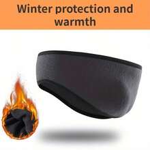 柔软抓绒耳罩头带，防风保暖，吸湿透气，可调节，适合冬季滑雪、跑步、骑行。 - 彩色 - 查看 11