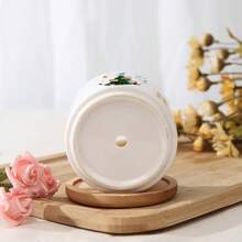 1pc Personalized Christmas Planter - Add A Personalized Touch To Your Holiday Decor With A Custom Potted Plant. This Unique Holiday Gift Is Perfect For Family Gatherings, Couples, And Plant Enthusiasts, Making It An Ideal Choice For Plant Lovers And Holiday Parties. It Can Be Gifted To Mom, Grandma, Her, Or Used As A Home Art Piece, Home Garden Decor, Or Holiday Calendar Decoration. - Multicolor - View 6